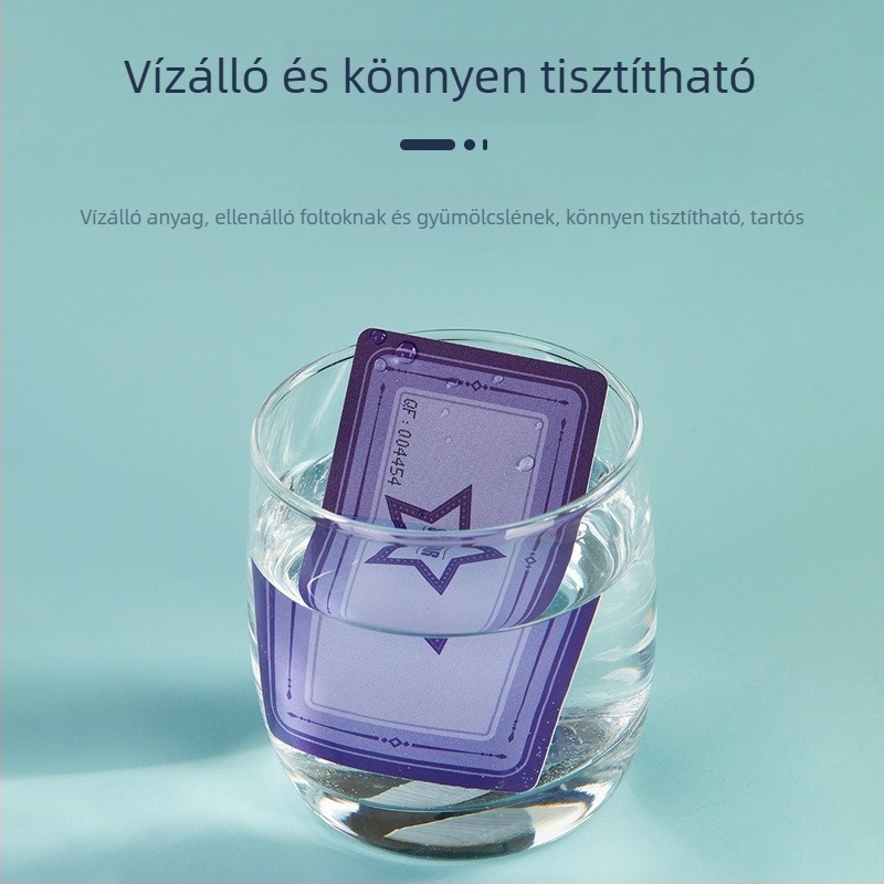 Sakk- és kártyaszoba chip – névérték nélküli, melamin, matt felület