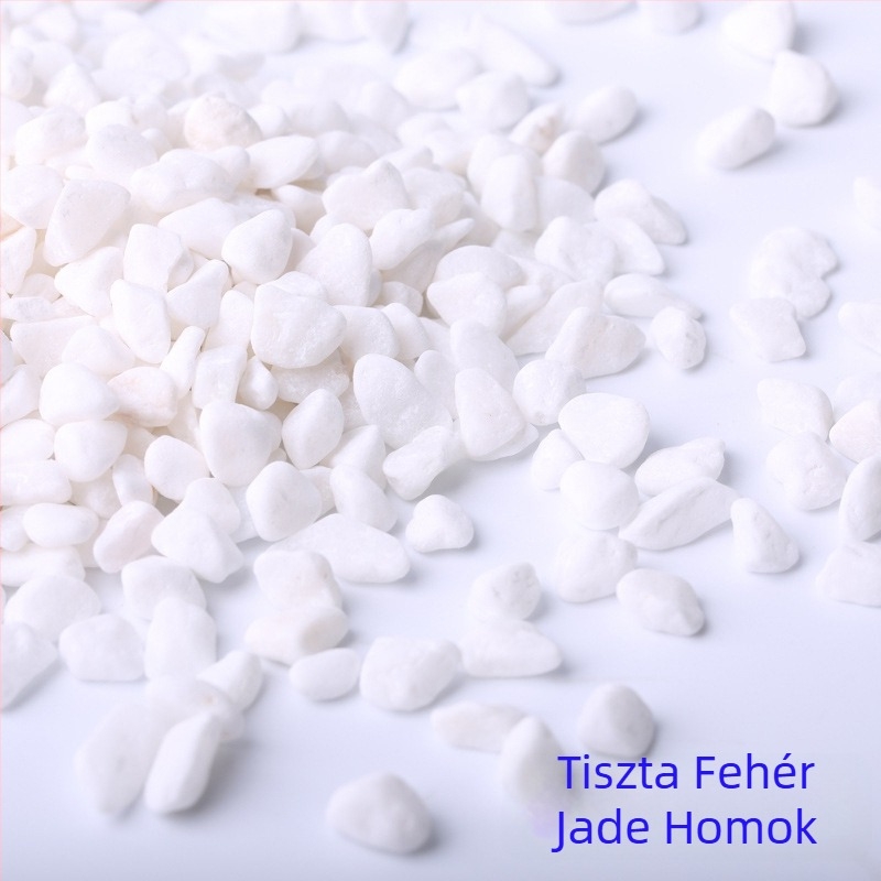 Akvarisztikai tájkövek – üvegbetétes aljzathoz való homok, 25 kg-os csomagolás, 250 g/darab, Huaying márka