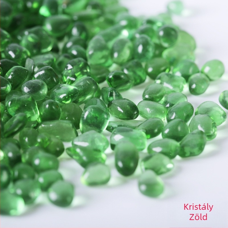 Akvarisztikai tájkövek – üvegbetétes aljzathoz való homok, 25 kg-os csomagolás, 250 g/darab, Huaying márka