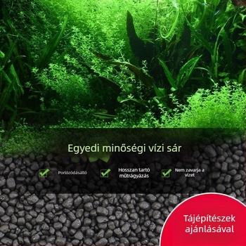 Ökológiai akváriumi aljzat vízi növényekhez — iszap-szerű aljzat, aquascapinghez, víz tisztítása