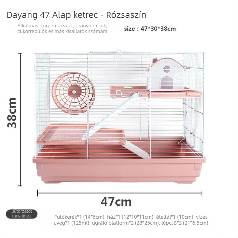 Hamster akrilcső a ketrechez – átlátszó, kerek forma, beltéri használatra, tájépítési készlet