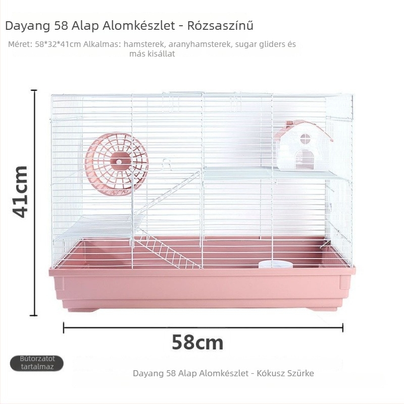 Hamster akrilcső a ketrechez – átlátszó, kerek forma, beltéri használatra, tájépítési készlet
