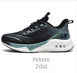 Felnőtt futócipő – lélegző hálós felsőrész, alacsony szár, rugalmas zárószalag, csúszásmentes gumitalp, kerek orr, uniszex
