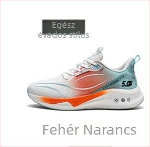 Felnőtt futócipő – lélegző hálós felsőrész, alacsony szár, rugalmas zárószalag, csúszásmentes gumitalp, kerek orr, uniszex