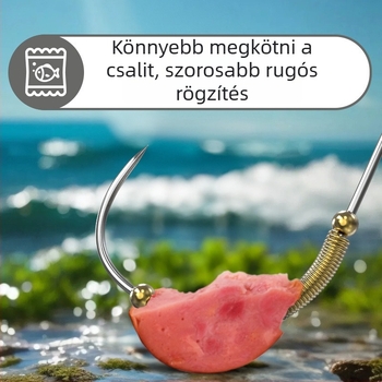  garnéla horog - Tüske nélkül, Éttermi garnéla halászathoz, Szokásos horog