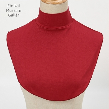 Uniszex pamut műgalléros sálkészlet – monokróm, 95% pamut, szélesség 37–38 cm, dekoratív kiegészítő