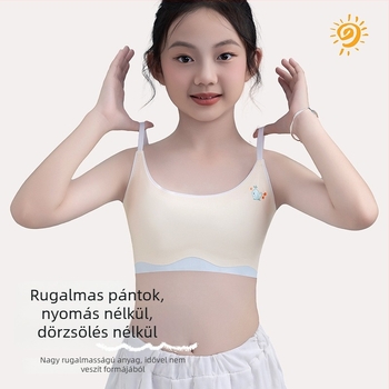 100% pamut edző melltartó 9–12 éves lányoknak (1. szakasz)