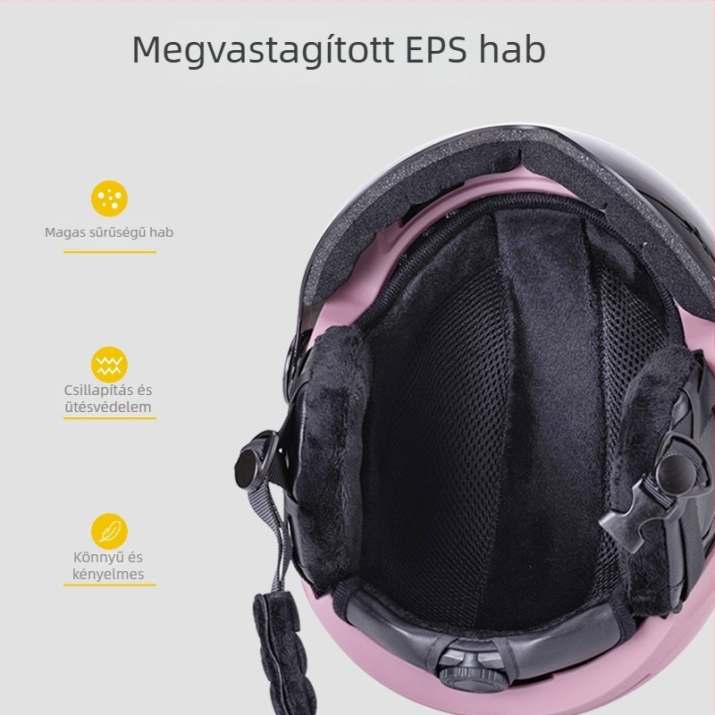 Integrált szemüveggel ellátott kerékpáros sisak, testre szabható, uniszex, felnőtteknek, Zhilian Zl-s037, PC héj + EPS hab
