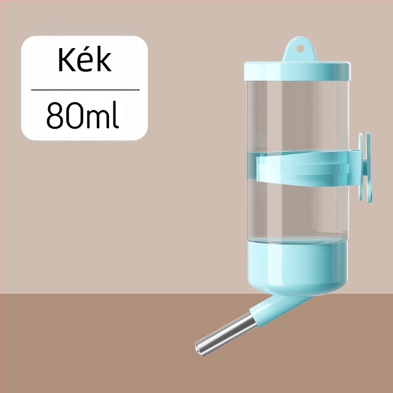 Hörcsög vízellátó palack görgőgolyós ivóberendezéssel, automata, átlátszó, szivárgásmentes (Anyag: PP+PC+rozsdamentes acél; Eredet: Shandong; Márka: Chengxi; Termékszám: Cloud Water Bottle)