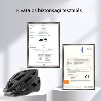 Kerékpáros sisak, PVC+EPS, logóval testreszabható, uniszex felnőtteknek, egyrészes dizájn