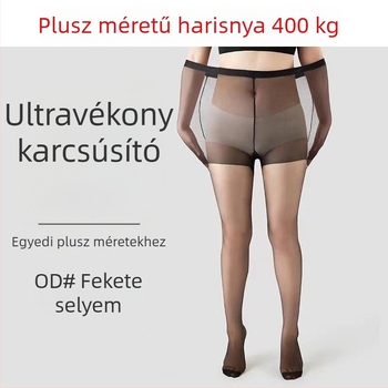Plusz méretű harisnya, ultra vékony, anti-szakadás, meghosszabbított hossz, nyári átlátszó
