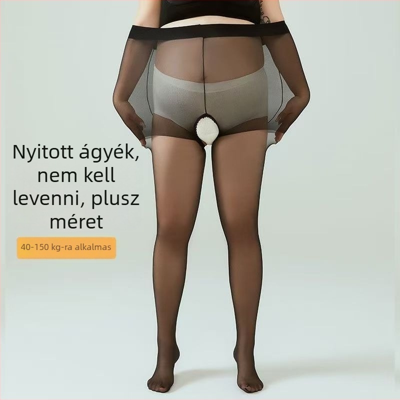 Plusz méretű harisnya, ultra vékony, anti-szakadás, meghosszabbított hossz, nyári átlátszó