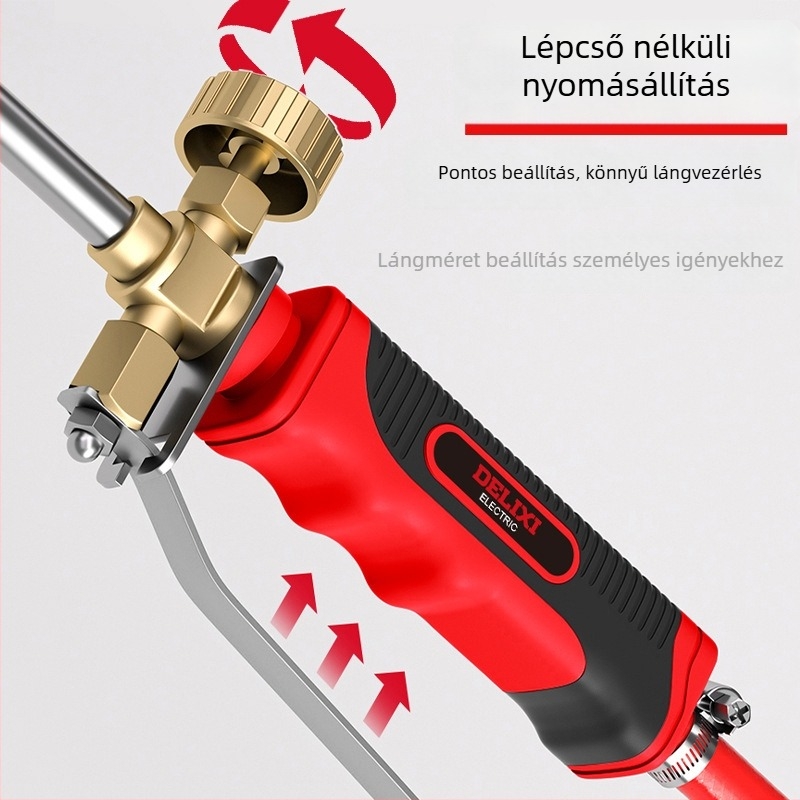 Delixi Electric rozsdamentes acél permetező pisztoly pig hair burning és vízálló védelem, különböző méretek
