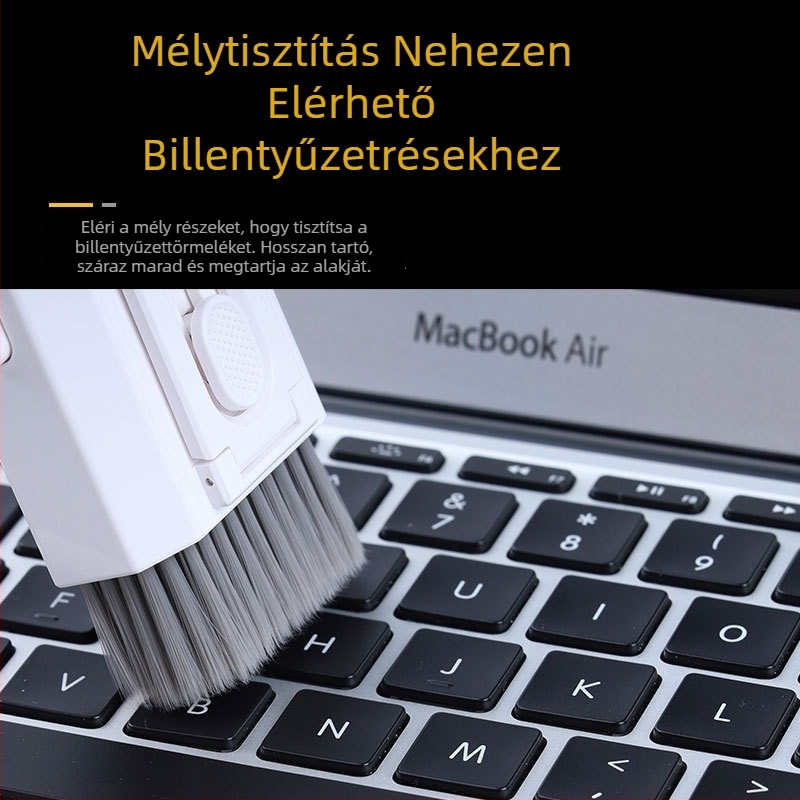 All-in-One képernyőtisztító készlet permet- és tisztító tollal notebookhoz, telefonhoz, számítógéphez, fülhallgatóhoz, fehér táblához és digitális kamerához