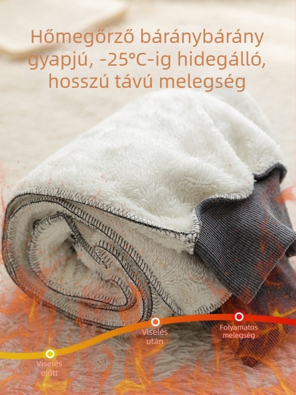 Női terhességi pamutnadrág báránygyapjú plüss bélés, téli modell 2026, nagy méret, külső viseletre, vastag és meleg, sportos edzőnadrág