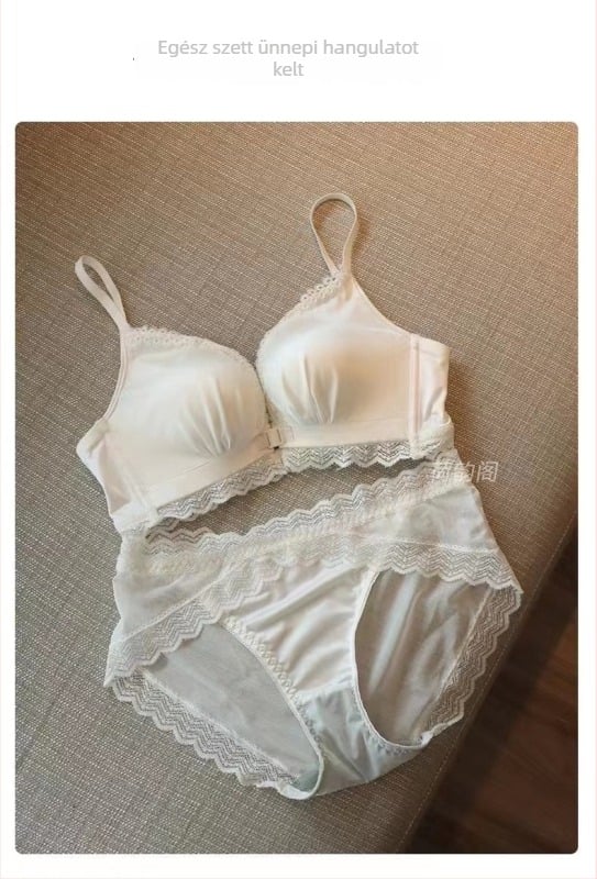 Elöl záródó melltartó kismellűeknek – push-up, anti-sag, nincs üres kosár, szép hátsó rész, nylon anyag