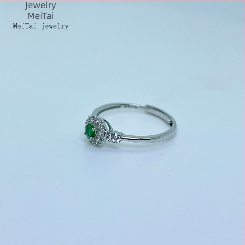 Mattel Jewelry 925 ezüst gyűrű nőknek, kifinomult könnyű luxus stílus, forma: Egyéb, kézre szánt ékszerek