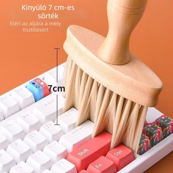 Számítógép tisztító ecset, univerzális kompatibilitás, modell 0256, 63 g, műanyag