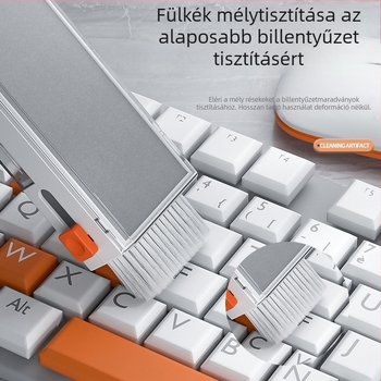 Telijia Q9 8-in-1 számítógép tisztító készlet – univerzális szilikon tisztító készlet billentyűzethez, tablethez, kamerához és noteszgéphez (130 g)