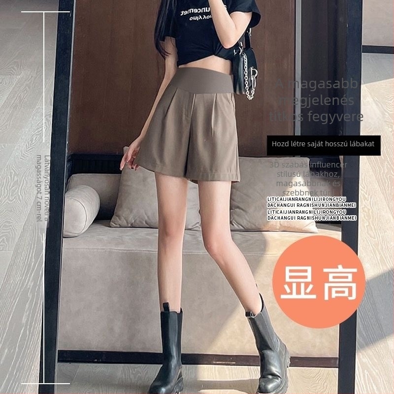 Szülési capri nadrág nyárra, vékony anyag, hasi támogatás, poliészter 90–95%