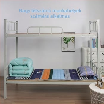 Egyetemi kollégiumi téli háromrészes ágyneműkészlet – kémiai rost, 4000 g, reaktív nyomtatás, brushed és quilted szövet