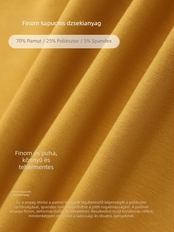 Női pamutkeverék pulóver-szvetter, hosszú ujjú, kerek nyakú, egyszínű modell, laza szabású, őszi sportos felső