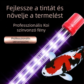 KOI akváriumi LED lámpa - PVC ház, 15W/20W, Yao Rui márka, Akváriumi világítás, Súly 2