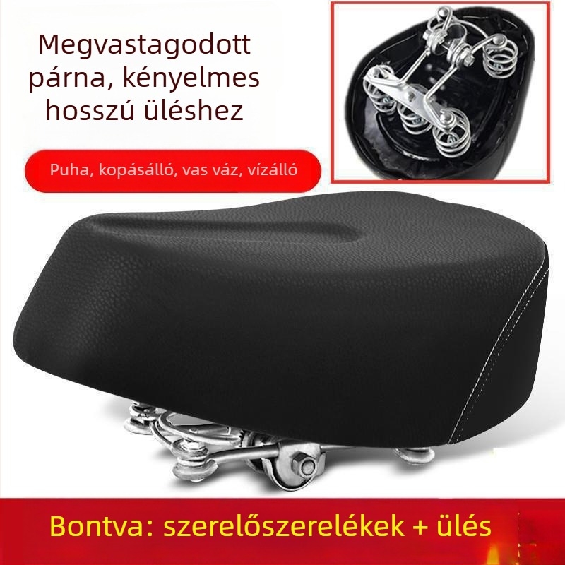Elektromos kerékpár ülés párna – vízálló, univerzális, megnövelt (Cikkszám: de5naHcb; Modell: Ügyfélszolgálathoz forduljon; Típus: Egyéb; Importált: Nem)