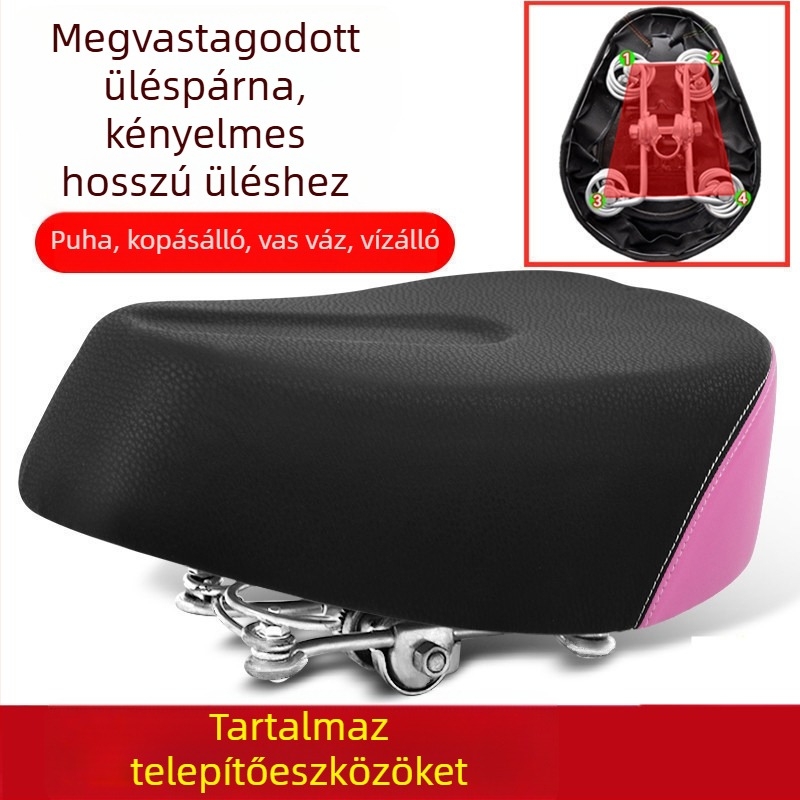 Elektromos kerékpár ülés párna – vízálló, univerzális, megnövelt (Cikkszám: de5naHcb; Modell: Ügyfélszolgálathoz forduljon; Típus: Egyéb; Importált: Nem)