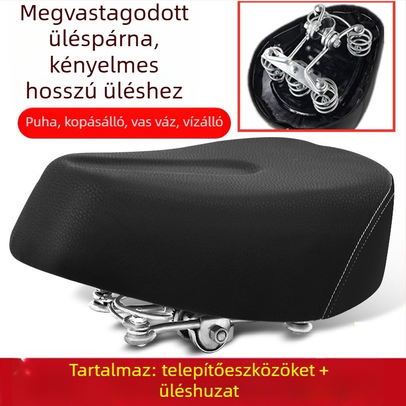Elektromos kerékpár ülés párna – vízálló, univerzális, megnövelt (Cikkszám: de5naHcb; Modell: Ügyfélszolgálathoz forduljon; Típus: Egyéb; Importált: Nem)