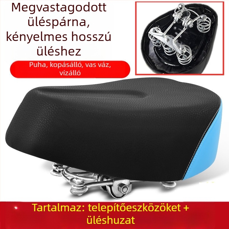 Elektromos kerékpár ülés párna – vízálló, univerzális, megnövelt (Cikkszám: de5naHcb; Modell: Ügyfélszolgálathoz forduljon; Típus: Egyéb; Importált: Nem)