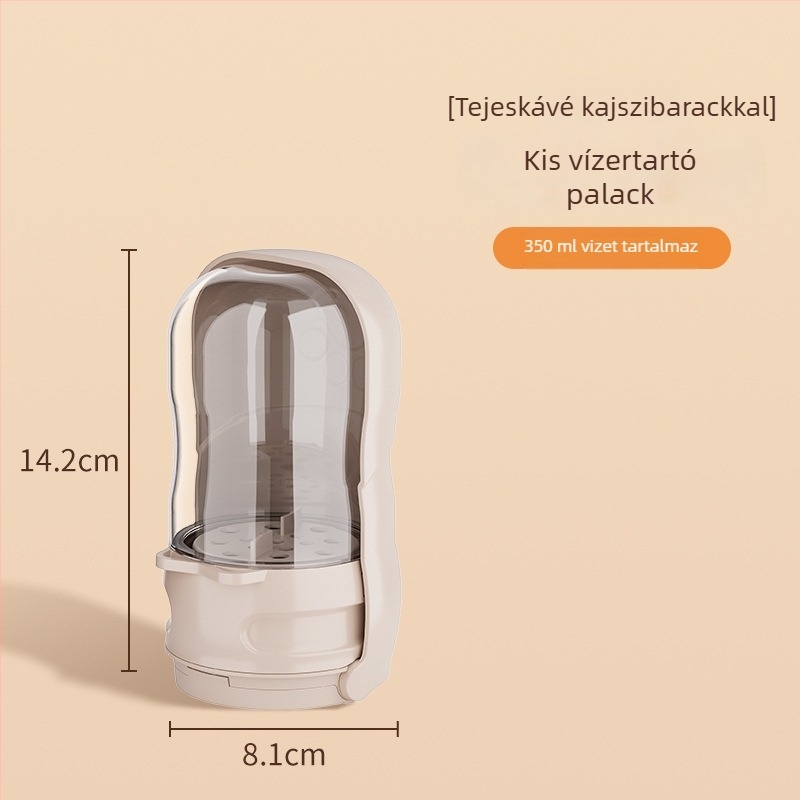 Összecsukható, hordozható kutya víz- és élelemadagoló világítással, szeparált kivitelben (Márka: Jinxing; Kategória: Kisállat etetőeszközök; Anyag: Egyéb; Importált: Nem)