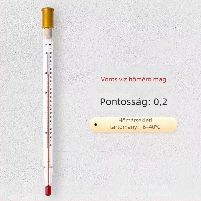 Tengervíz hőmérő műanyag/ rozsdamentes acél testtel és védőburkolattal – úszó hőmérő akvakultúrához, termékkód 150, felső kategória