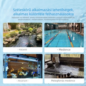 Koi tó termometre – kültéri úszó hőmérő tavakhoz, medencékhez és kertekhez