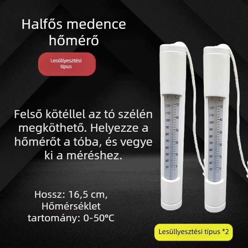 Koi tó termometre – kültéri úszó hőmérő tavakhoz, medencékhez és kertekhez