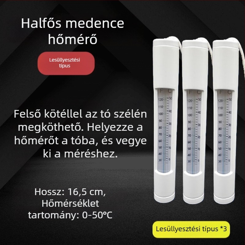 Koi tó termometre – kültéri úszó hőmérő tavakhoz, medencékhez és kertekhez