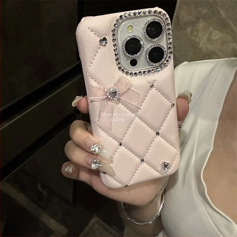 iPhone 16 Pro tok gyémántos kockás dizájnnal, ZHAOWU márka, egyszerű stílus, anyag Film, kivitelezés: Egyéb