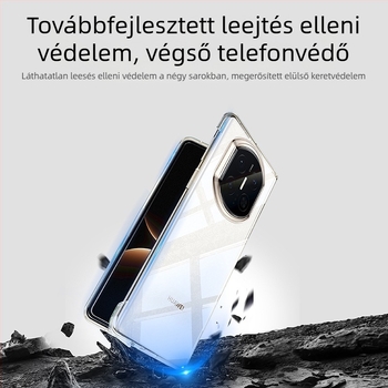 Áttetsző kemény tok Huawei Mate X7-hez, új modell, teljes védelem, elő- és hátsó fedél a hajtogatható kijelzőhöz
