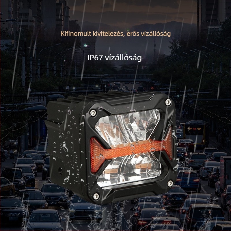 LED off-road jármű spotlámpa, 40W, 12-80V, 8000 lm, 4000-6500K, élettartam 50000 h