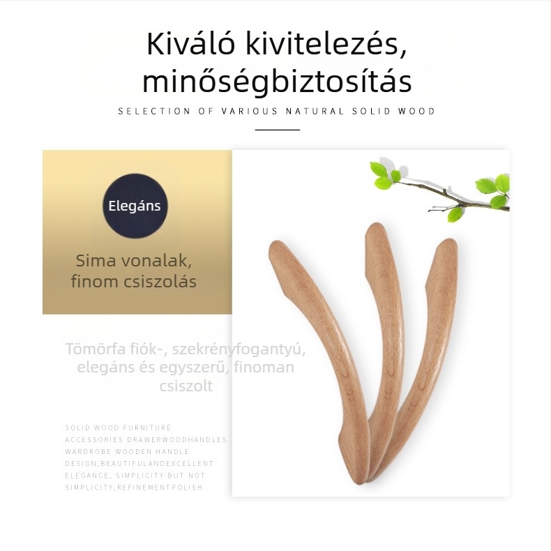  Bükkfából készült híd alakú, kétlyukas fa fogantyúval ellátott tároló doboz pamut–len anyagú textillel