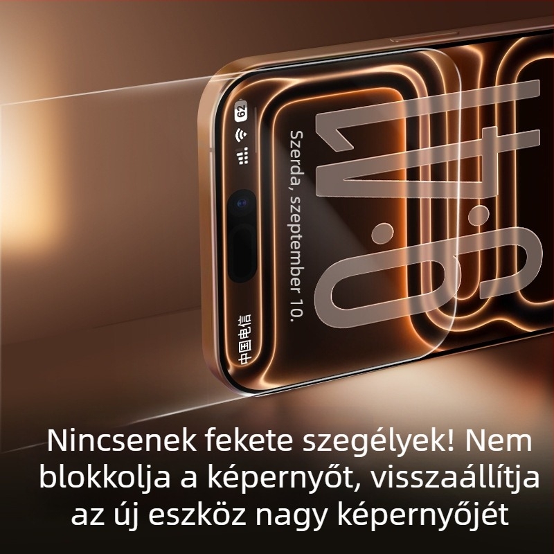 iPhone 17 Pro Max anti-reflektív puha képernyővédő fólia, csökkenti a fényvisszaverődést