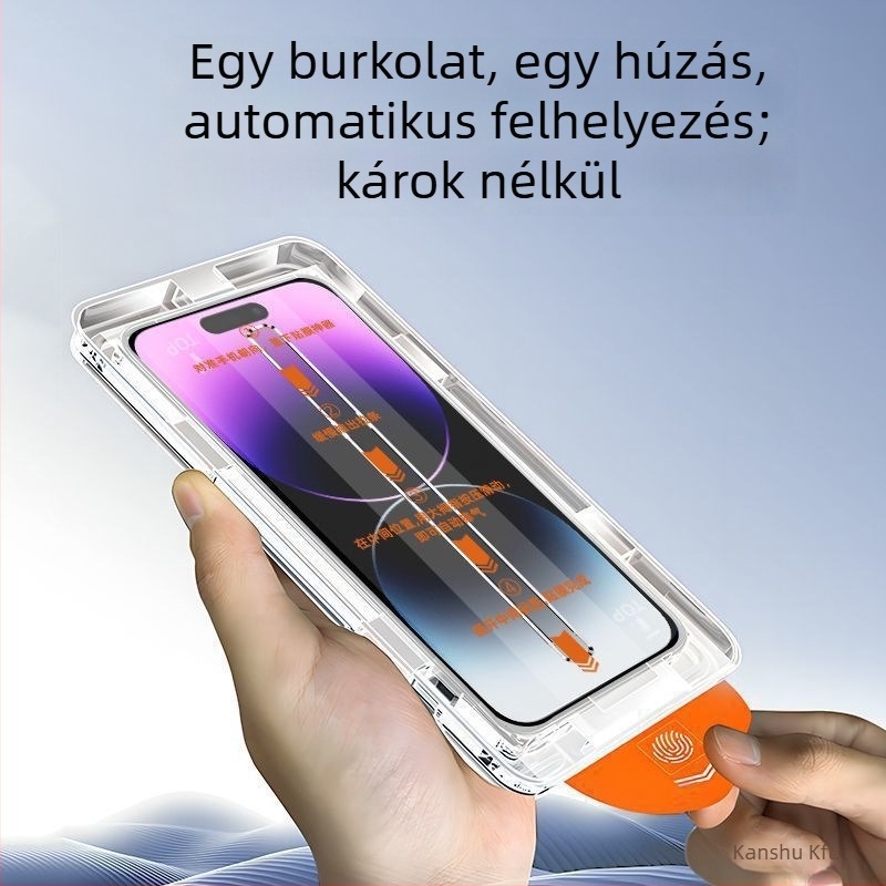 Edzett üveg telefonra – teljes képernyős magánéletvédő fólia, HD, anti-kékfény