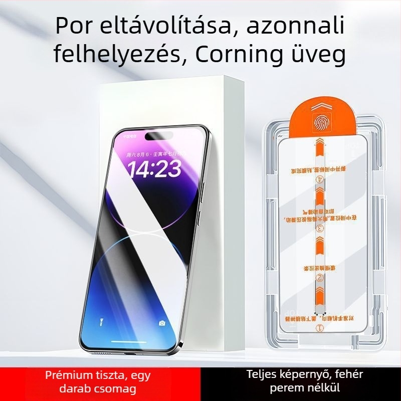 Edzett üveg telefonra – teljes képernyős magánéletvédő fólia, HD, anti-kékfény