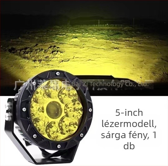 Lézeres spotlámpa terepjáróhoz – LED + lézer, 220W, 12V, IP68, 22800 lm
