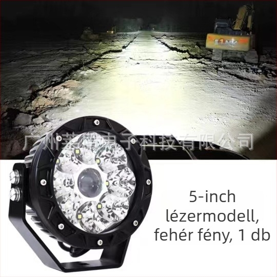 Lézeres spotlámpa terepjáróhoz – LED + lézer, 220W, 12V, IP68, 22800 lm