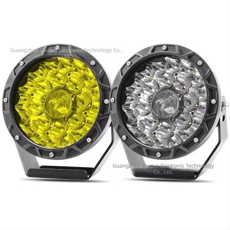 Lézeres spotlámpa terepjáróhoz – LED + lézer, 220W, 12V, IP68, 22800 lm