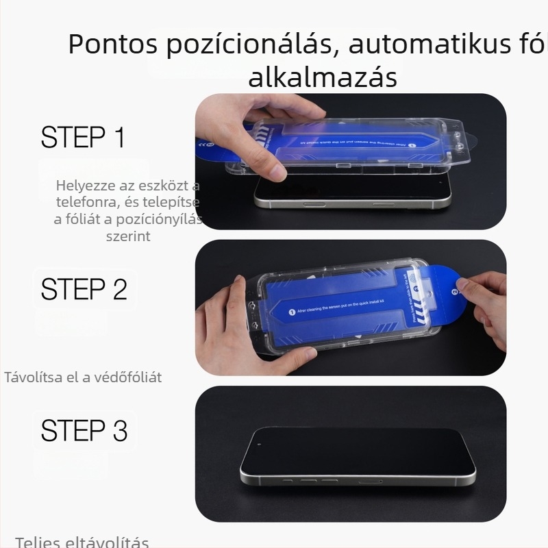 Apple iPhone 17 sorozat elülső edzett üveg kijelzővédő — HD tisztaság, bevonat
