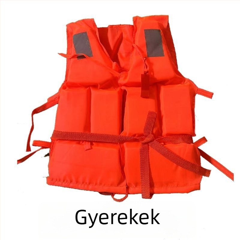Felnőtt professzionális, hordozható mentőmellény horgászatra és búvárkodásra, vastított Oxford anyaggal, nagy felhajtóerővel hajókhoz