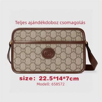 Fényképezőgép táska, PVC, vízszintes négyzet alakú, cipzáras záródás, vászon bélés, telefontartó zseb