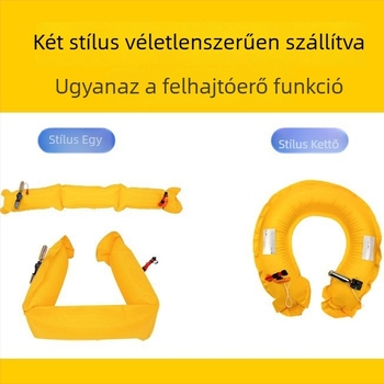 Automatikus felfújható életmentő öv, nagy úszóerővel, horgászathoz, autóban és hajón használható, vészhelyzeti mentőeszköz